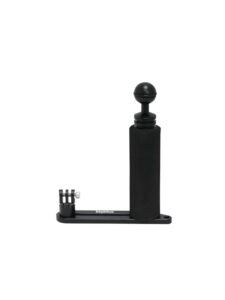 big blue single arm camera mounting tray